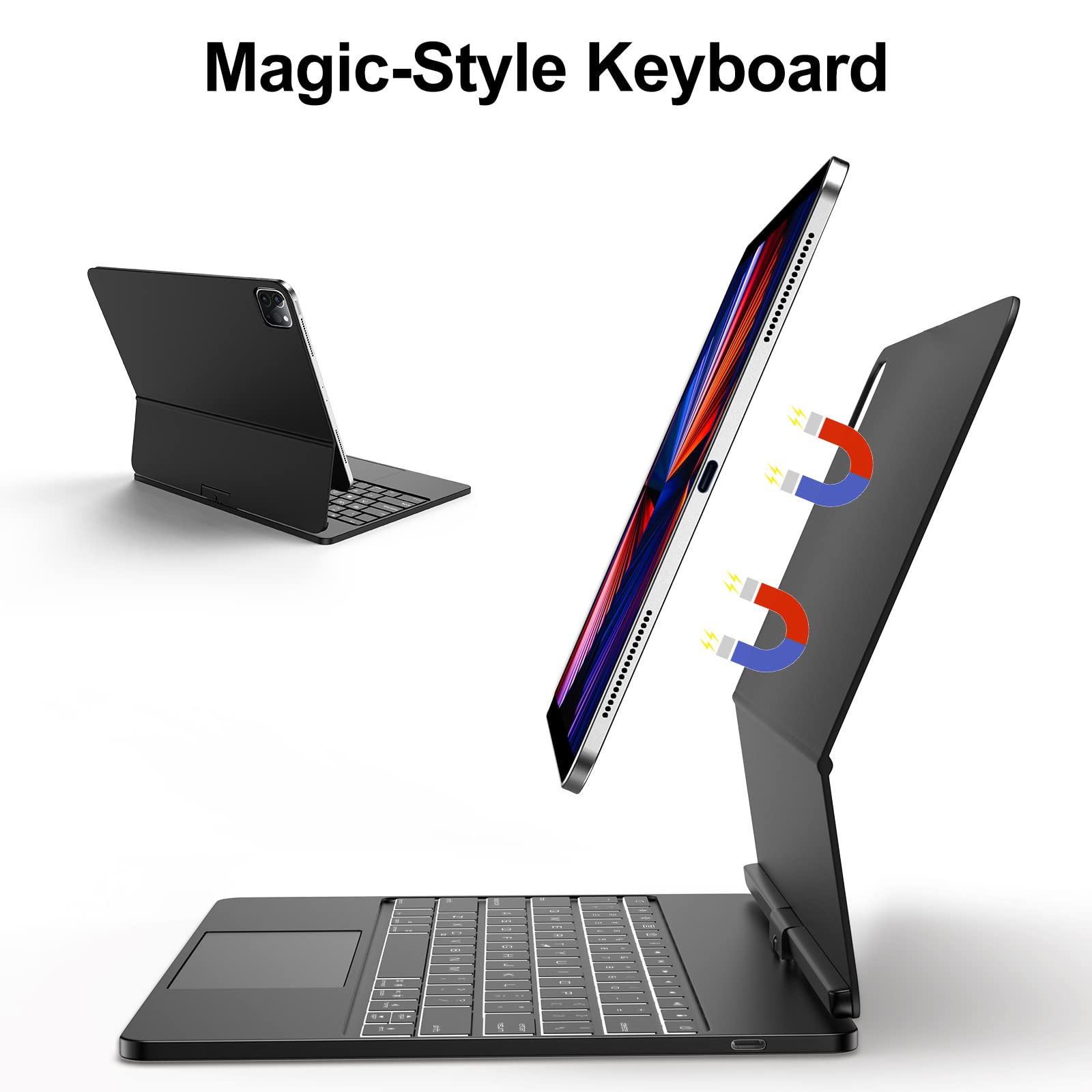 iPad Air 13インチ M2 2024+Magic Keyboardの2点 Amazon.co.jp: i-Pad Magic Keyboard, 2024 iPad Air 13-inch